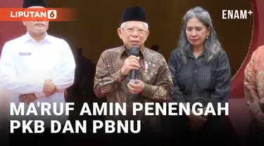 Ma'ruf Amin Siap Jadi Penengah Konflik PKB dan PBNU