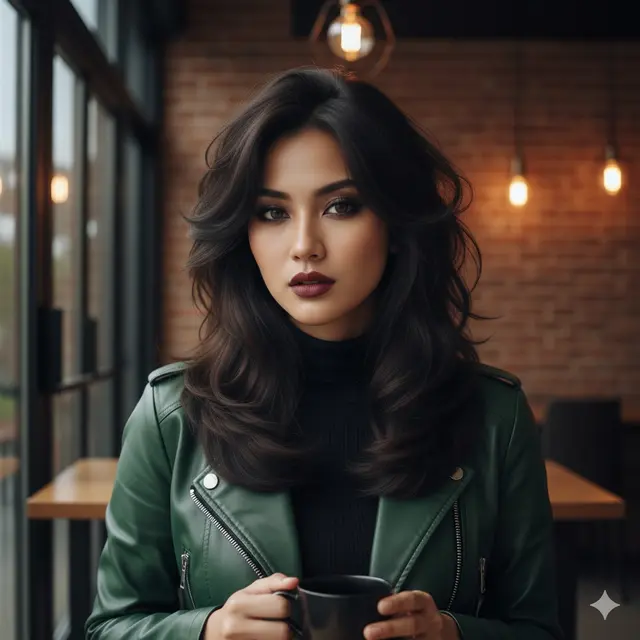 Rambut Wanita Panjang Layer (Foto: Gemini AI)