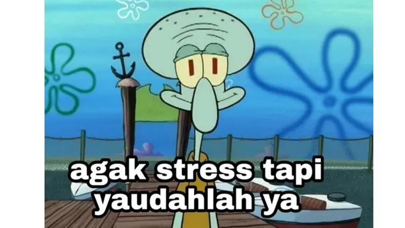 6 Meme Squidward Tentang Hidup Ini Bikin Merenung Sekaligus Kocak