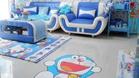 Inspirasi desain rumah tak biasa bagi pecinta Doraemon. (dok. Instagram @reghinakarwur/https://www.instagram.com/p/BqRM1ScFjx8//Asnida Riani)