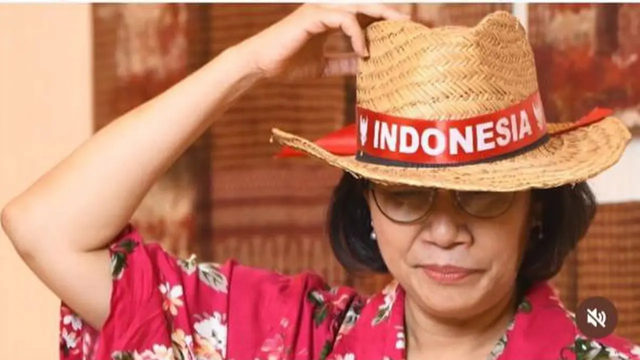 Sri Mulyani cosplay jadi Luffy, karakter bajak laut di anime One Piece