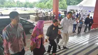 menlu Retno Marsudi hadiri EGTC 2016 di Kampus UGM Yogyakarta. (Liputan6.com/Switzy Sabandar)