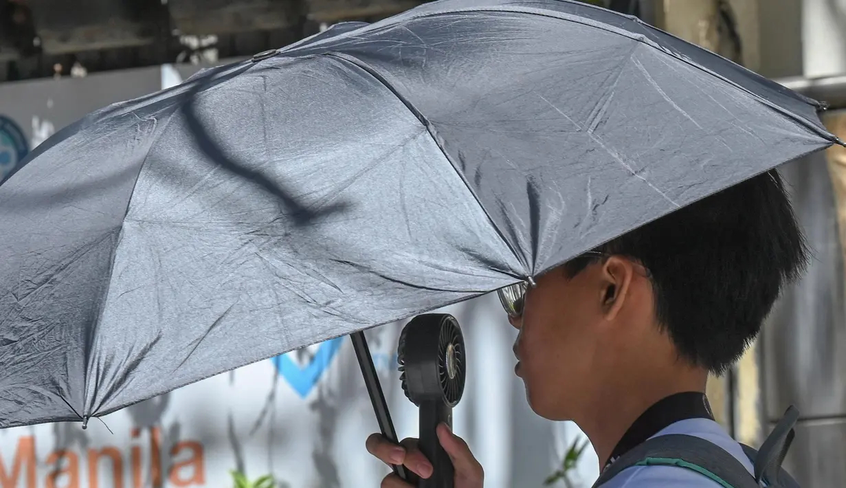 Menurut pejabat setempat, musim kemarau yang terik mulai mendera Filipina. (Jam STA ROSA/AFP)