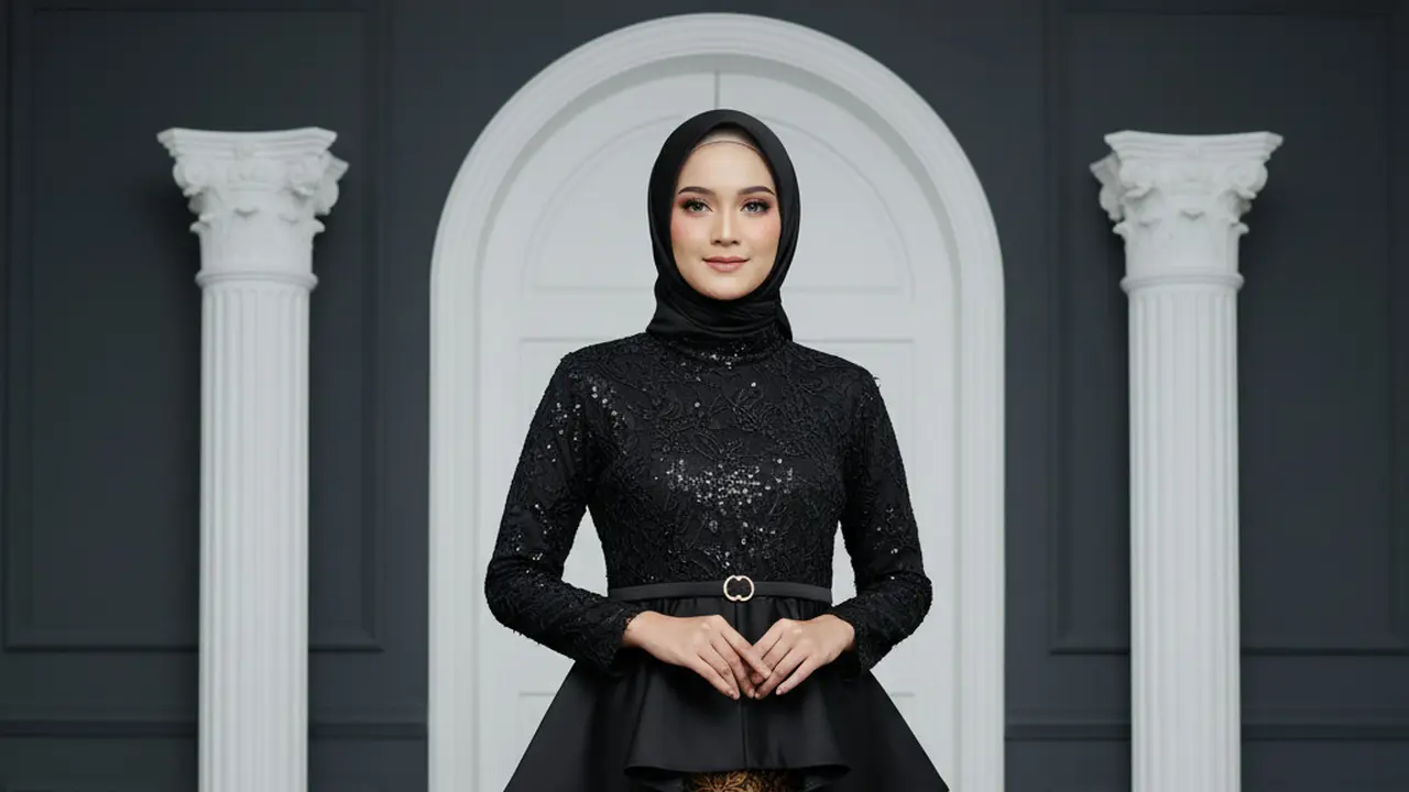 7 Model Dress Batik Kombinasi Polos dan Brokat, Bikin Penampilan Makin Modern dan Berkelas