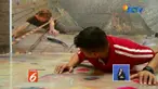 Selain Skate Park, disini juga ada wahana panjat tebing. Hal ini membuat para pengunjung merasakan demam Asian Games 2018.