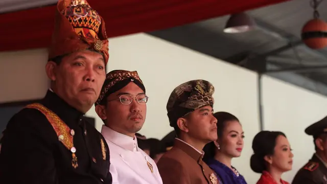 KGPAA Mangkunegara X Jadi Inspektur Upacara HUT RI