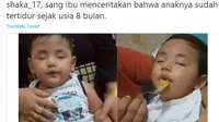 Kondisi seperti bayi Shaka yang tidur setahun dikenal dengan nama Kleine-Levine Syndrome atau Sindroma Putri Tidur. Meskipun sepanjang waktu tidur, pasien bisa terbangun untuk beraktivitas seperti makan dan minum, lalu tidur lagi.