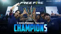 Evos Phoenix Juarai Free Fire World Series 2022 di Bangkok. (Doc: Garena ID)