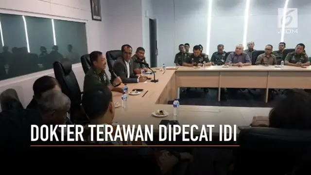 Detik-detik dokter Terawan menjelaskan tentang pemecatan dirinya oleh IDI didepan para anggota Komisi I DPR RI di RSPAD, Jakarta.