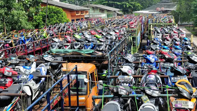 Ribuan Motor Peserta Mudik Gratis Kemenhub Siap Dikirim
