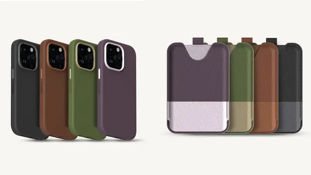 Casing iPhone dan dompet MagSafe terbuat dari material kulit kaktus