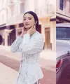 Belum usia parade busana Raline Shah yang hadiri Festival Film Cannes di Prancis. Baru-baru ini,  Raline Shah kembali tampil dengan busana rancangan desainer Tanah Air. [@ralineshah]