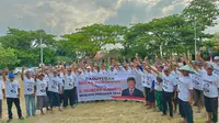 Paguyuban Becak Ponorogo menyatakan dukungan ke Prabowo jadi presiden. (Dian Kurniawan/Liputan6.com)
