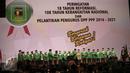 Suasana pelantikan pengurus DPP PPP dalam acara Peringatan Hari Kebangkitan Nasional  di Jakarta, Jumat (20/5/2016). Acara tersebut untuk Peringatan ke-108 Hari Kebangkitan Nasional dan peringatan 18 Tahun Reformasi. (Liputan6.com/Faizal Fanani)