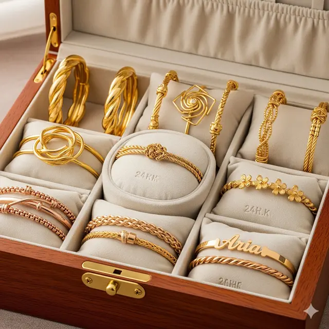 Model Gelang Lilit Emas 24 Karat Terbaru 2025