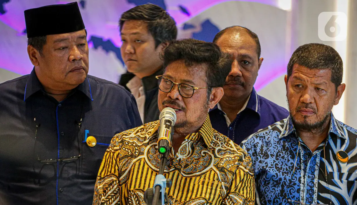 <p>Syahrul juga mengaku lelah usai melakukan perjalanan dinas dari luar negeri, dan menjalani pemeriksaan di Polda Metro Jaya terkait laporan dugaan pemerasan. (Liputan6.com/Faizal Fanani)</p>