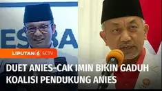 Duet Anies-Cak Imin ini menimbulkan kegaduhan di dalam koalisi partai pendukung Anies Baswedan. Partai Demokrat memilih berpisah jalan, sedangkan Partai Keadilan Sejahtera menerima kehadiran Partai Kebangkitan Bangsa, meski memiliki sebuah catatan.