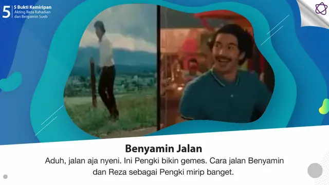 [Bintang] Reza Rahadian dan Benyamin Sueb