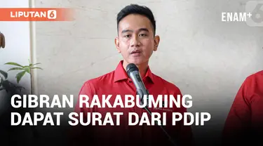 PDIP Surati Gibran Rakabuming