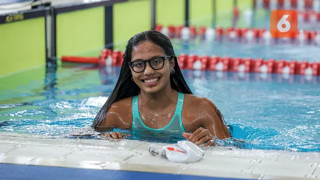 Foto: Adelia Chantika Tercepat di Nomor 200 Meter Gaya Bebas Putri Indonesia Open Aquatic Championships 2025