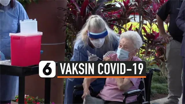 VIDEO: Florida Mulai Suntikan Vaksin Covid-19 Pertama di Panti Jompo