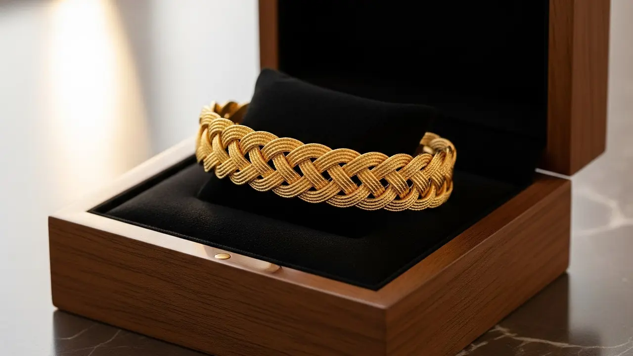 Gelang Motif Anyaman
