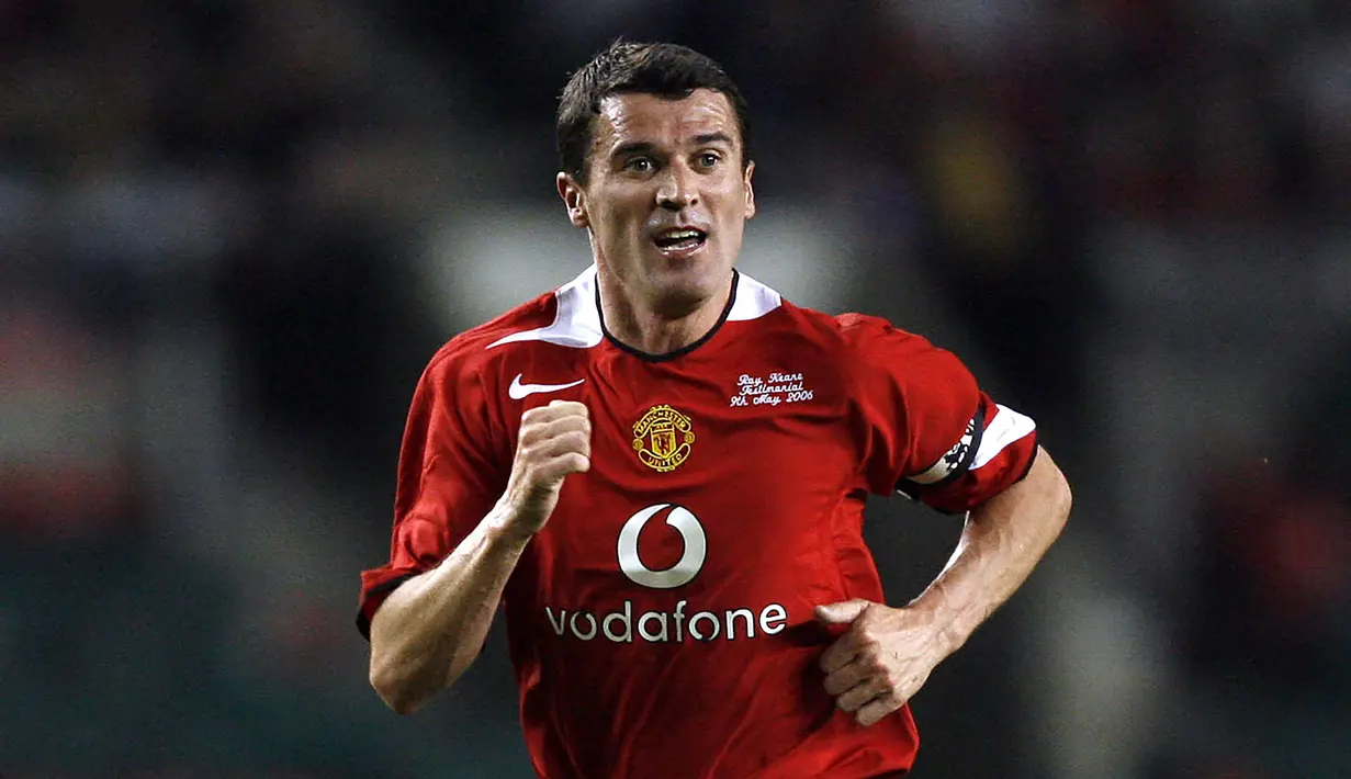 Roy Keane (469) - Keane menjadi andalan lini tengah Manchester United pada era Sir Alex Ferguson. Pemain asal Irlandia ini 469 kali dimainkan oleh Sir Alex Ferguson. (AFP/Andrew Yates)