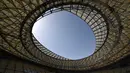 Pemandangan Lusail Stadium di Lusail, Qatar, 28 Maret 2022. Stadion berkapasitas 80 ribu penonton yang terletak di pinggiran Ibu Kota Doha ini akan menjadi tuan rumah final Piala Dunia 2022 pada bulan Desember mendatang. (GABRIEL BOUYS/AFP)