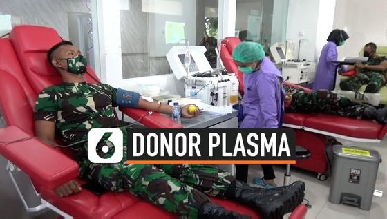 VIDEO: Sembuh dari Covid-19, Perwira Siswa Secapa AD Donorkan Plasma Darah