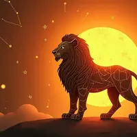 logo ramalan zodiak leo (sumber: AI generated)