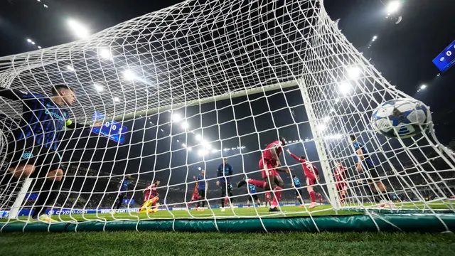 Foto: Penalti Dominik Szoboszlai Jadi Pembeda, Liverpool Jinakkan Inter Milan di Liga Champions