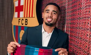 Gabriel Jesus resmi bergabung dengan Barcelona dari Arsenal (Dok. FC Barcelona)