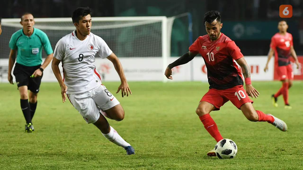 Sepak Bola : Indonesia Vs Hong Kong