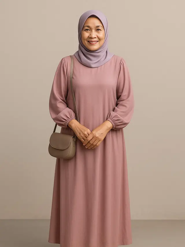 Gamis yang Nyaman untuk Usia 45 Tahun ke Atas (Foto: ChatGPT)