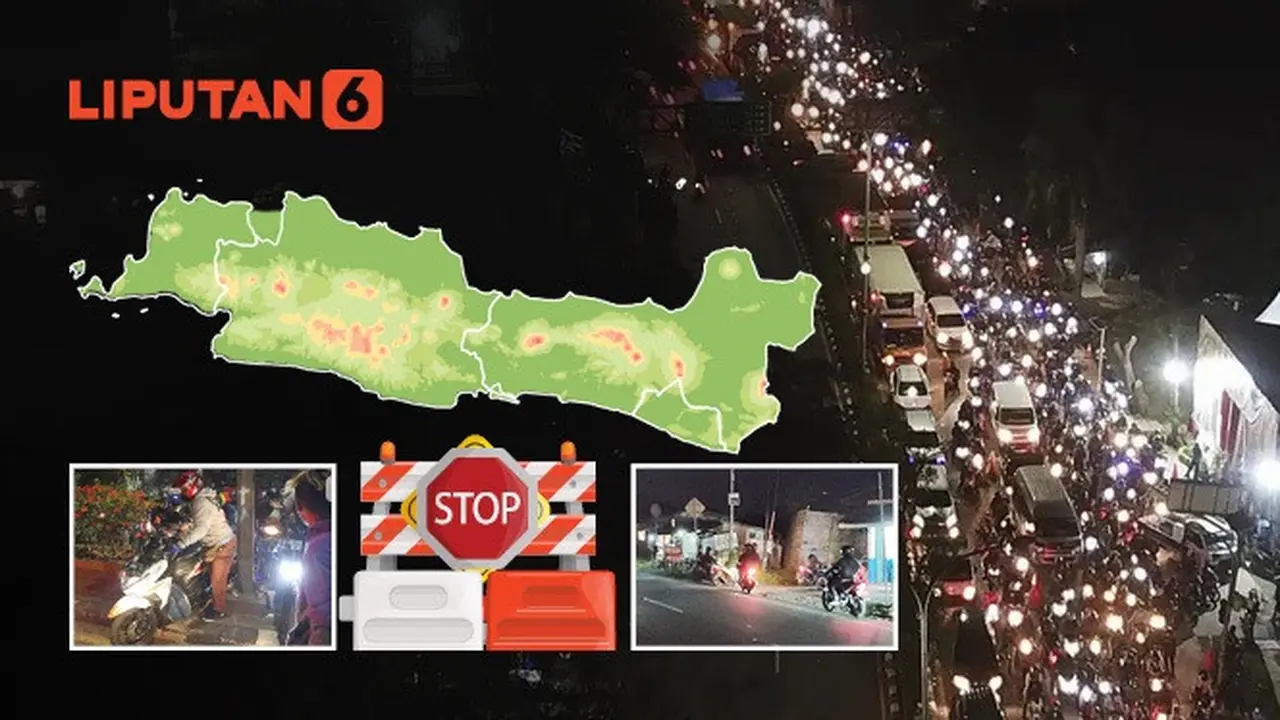 Banner Infografis Aksi-Aksi Nekat Terobos Penyekatan Mudik Lebaran 2021. (Liputan6.com/Abdillah)