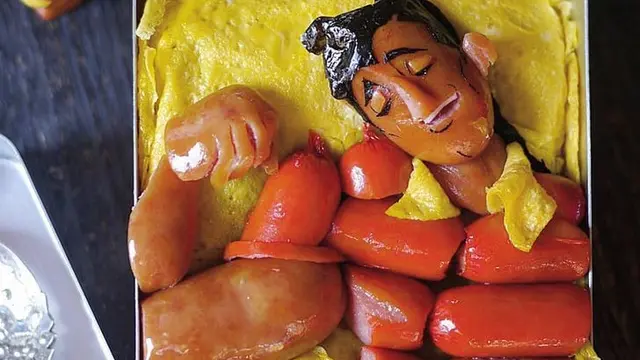 Indah Banget, Wanita Ini Ciptakan Karya Seni dari Makanan untuk Buah Hatinya