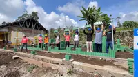 Pembangunan Sekolah Terdampak Gempa Garut 5.0 Gunakan Bata Plastik Daur Ulang