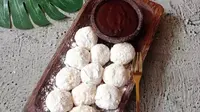 Resep mochi bites saus cokelat, camilan manis favorit anak-anak. (dok. Cookpad @Febry_Caturia)