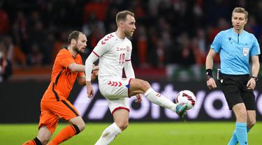 FOTO: Belanda Kalahkan Denmark 4-2