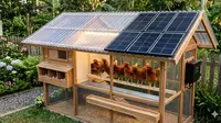 8 Desain Kandang Ayam dengan Panel Surya Mini untuk Peternakan Efisien dan Ramah Lingkungan