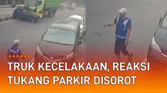 Detik-detik sebuah kecelakan beruntun terekam CCTV. Terjadi di perempatan Pandaan, Pasuruan, Jawa Timur Jumat (25/2/2022) petang.