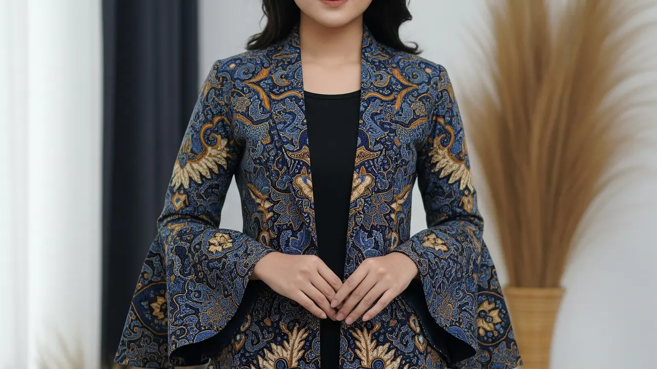 9 Model Blazer Batik Kekinian