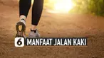 Jalan kaki kerap kali disepelekan oleh masyarakat, yang ternyata mempunyai beberapa manfaat bagi tubuh.