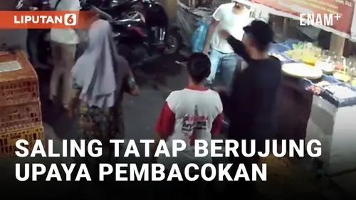 VIDEO: Perkara Saling Tatap, Pedagang Bumbu di Koja Nyaris Dibacok