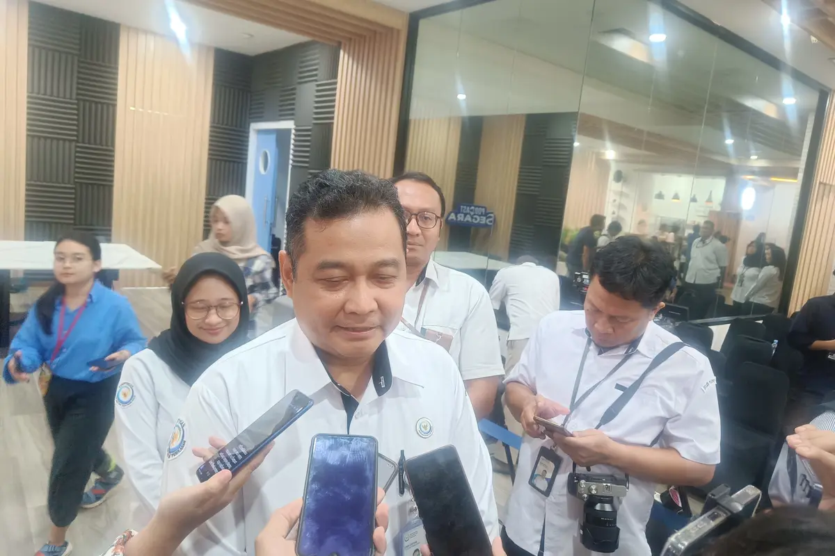 Direktur Pemasaran Ditjen Penguatan Daya Saing Produk Kelautan dan Perikanan (PDSPKP) Erwin Dwiyana mengungkap soal eskpor udang Indonesia. (Sulaeman/Merdeka.com)