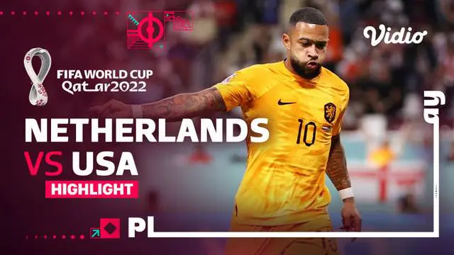 Berita video highlights Piala Dunia 2022, pertandingan antara Belanda melawan Amerika Serikat pada babak 16 besar Piala Dunia 2022 di Khalifa International Stadium, Sabtu (3/12/2022) WIB malam hari.