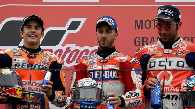 Andrea Dovizioso, Marc Marquez