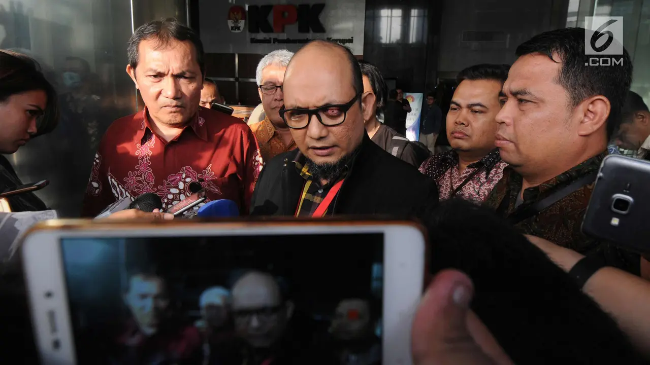 Setahun Peristawa Penyiraman, Novel Baswedan Datangi KPK