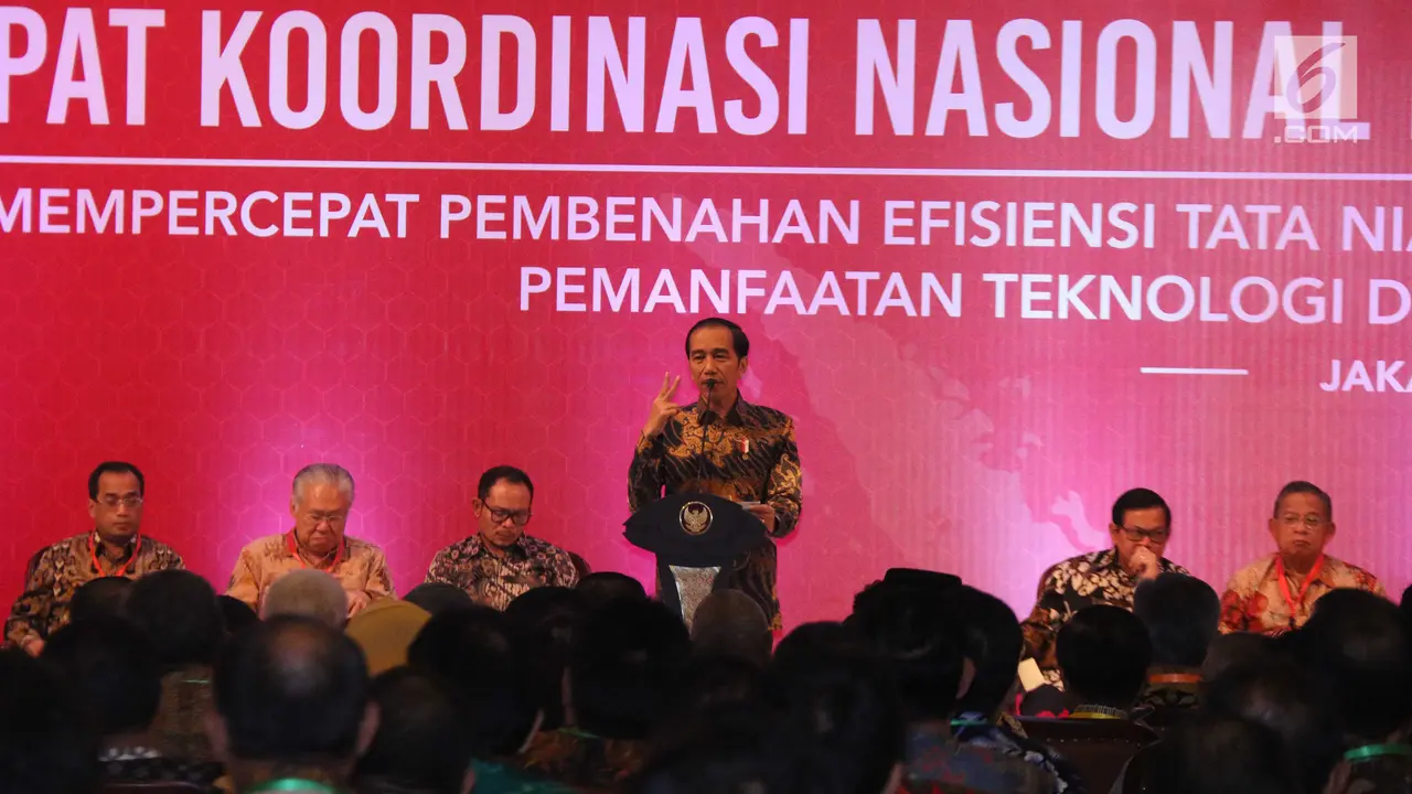 Presiden Jokowi Buka  Rakornas Pengendalian Inflasi Tahun 2017