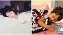 Ketika sedang tidur, sahabat Vicky Alaydrus ini sangat mirip dengan Chava. Bahkan Rachel Vennya sandingkan fotonya saat tidur dengan foto Chava saat tidur. Foto masa kecilnya sering disebut mirip Chava atau Xabiru, netizen menyebut jika Okin tidak kebagian mirip buah hatinya. Jika diperhatikan dari samping Rachel Vennya kecil dan Chava bak saudara kembar. (Liputan6.com/IG/@rachelvennya)